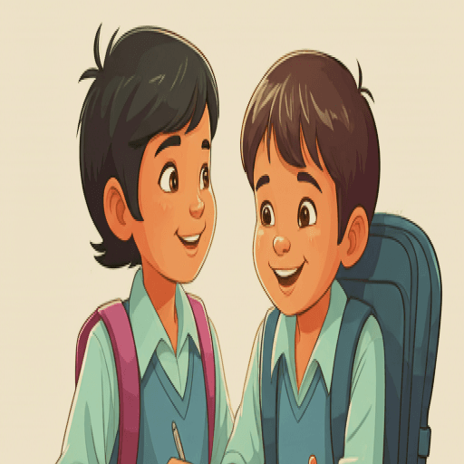 ক্লাস চলাকালীন আলোচনায় দুই শিক্ষার্থী